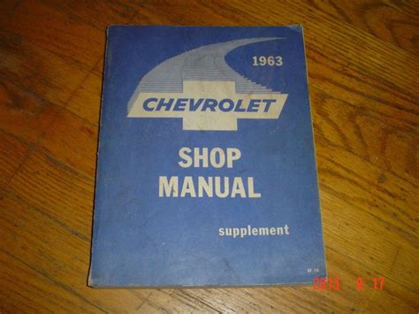 1963 impala shop manual PDF