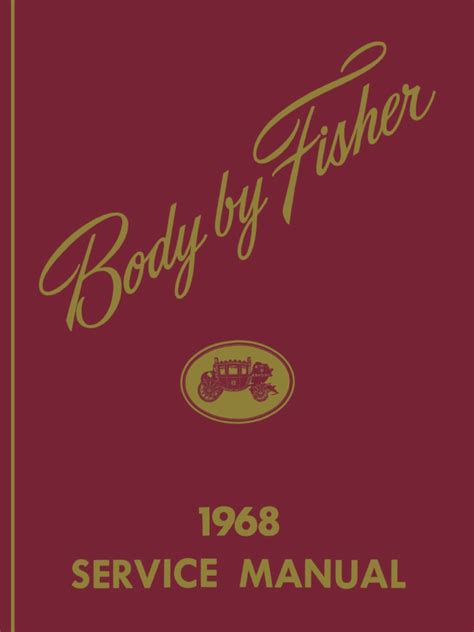 1964 FISHER BODY SERVICE MANUAL Ebook Doc