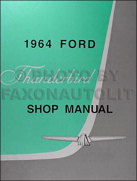 1964 ford thunderbird manual Reader