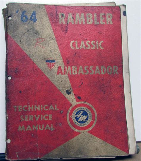 1964 rambler workshop manual Kindle Editon