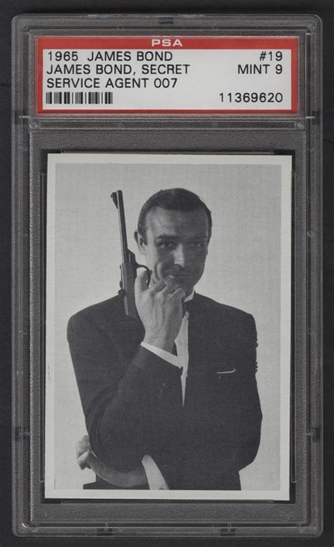 1965 James Bond 007 Trading Card An Anxious Moment for Dr No 16 Doc