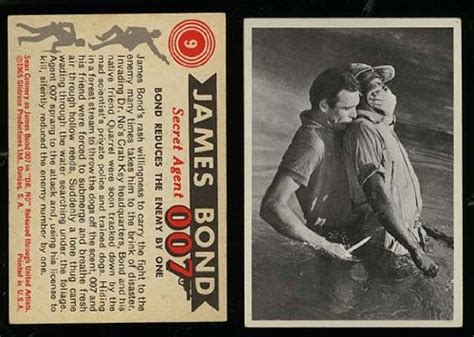 1965 James Bond 007 Trading Card Bond Reduces The Enemy By One 9 Epub