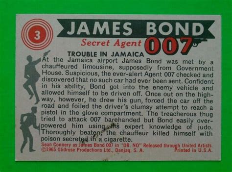 1965 James Bond 007 Trading Card Where Is She 18 PDF