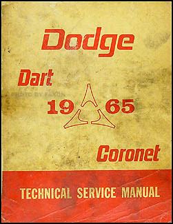 1965 dodge coronet and dart repair shop manual reprint Doc
