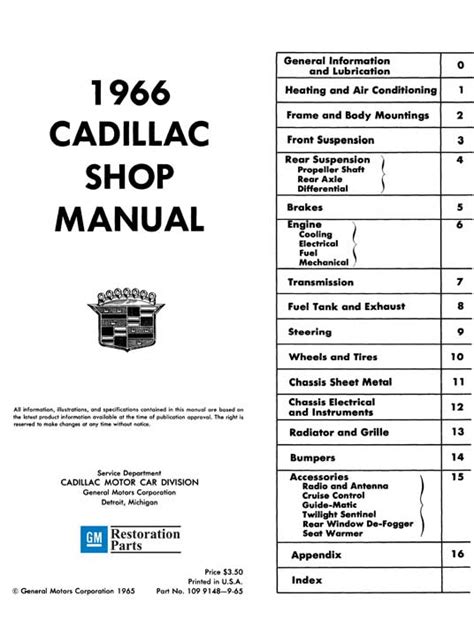 1966 cadillac service manual Doc