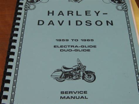 1966 harley davidson electra glide service manual PDF