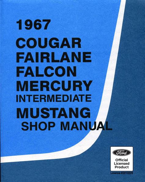 1967 cougar falcon mustang shop manual Doc