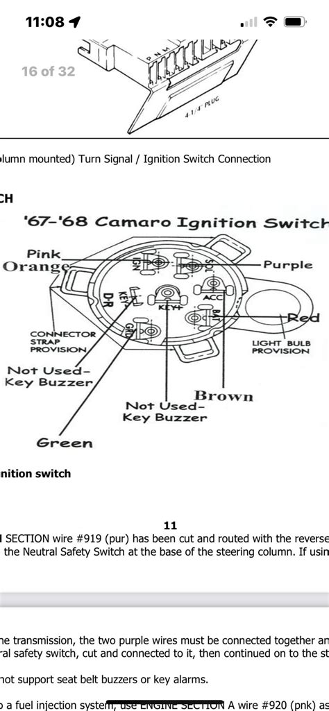 1968 camaro ignition switch diagram Doc