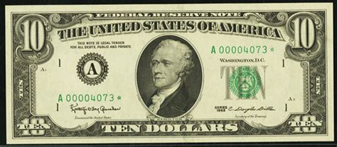 1969 10 dollar bill