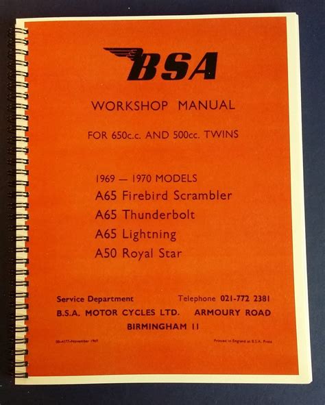 1969 bsa parts manual pdf PDF
