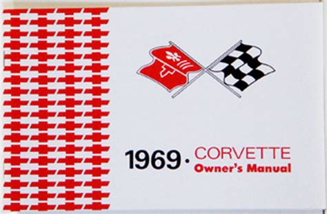 1969 corvette owners manual operation and maintenance instructions Epub
