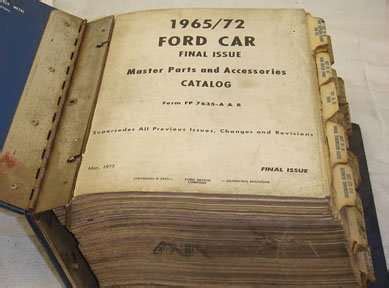 1970 Ford Parts Catalog