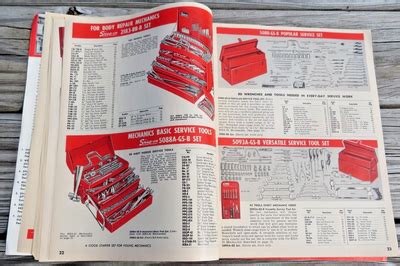 1970 Snap On Tool Catalog Reproduction