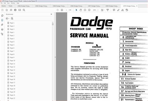 1970 dodge charger service manual Epub