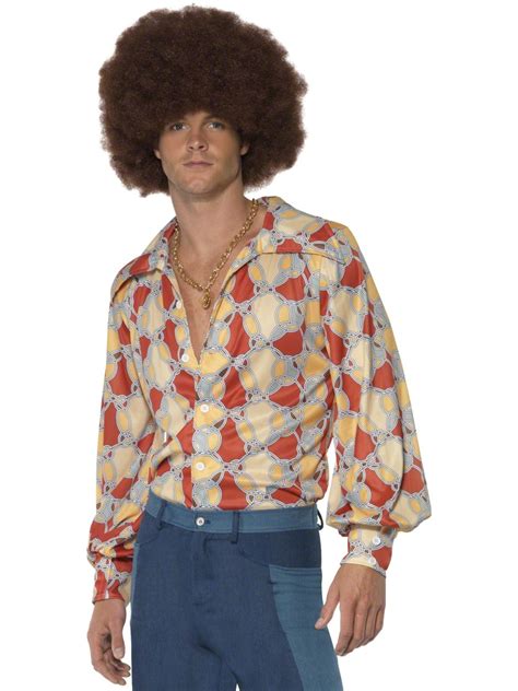 1970s mens disco shirts