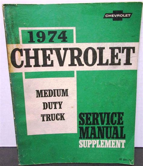 1974 chevy truck service manual Reader