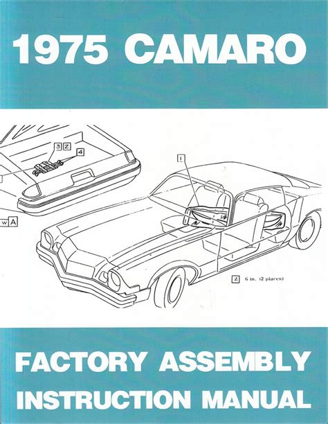 1975 camaro factory manual pdf Doc