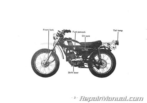 1975 yamaha dt 125 owners manual Kindle Editon