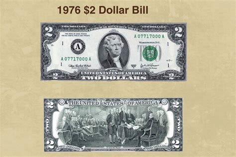 1976 2 Dollar Bill Value Chart