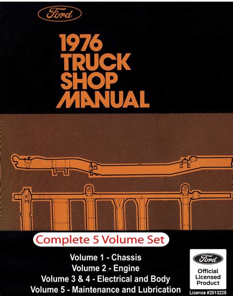 1976 Ford Truck Shop Manual Ebook Doc
