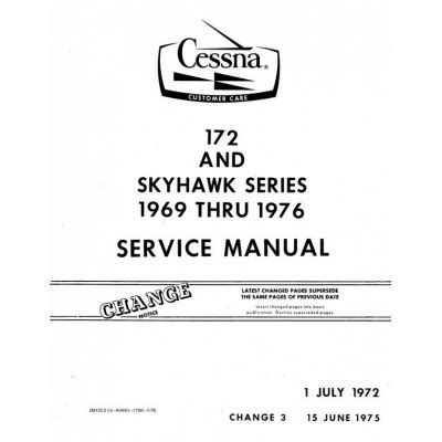 1976 cessna 172 skyhawk service manual Kindle Editon