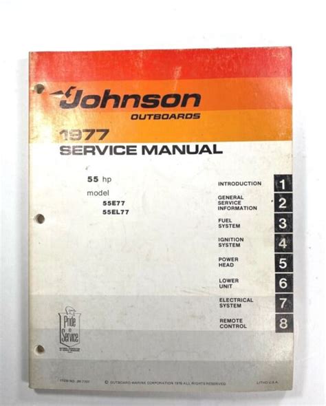 1977 johnson 55 hp manual Kindle Editon