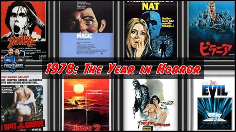 1978: A Landmark Year in Horror Cinema