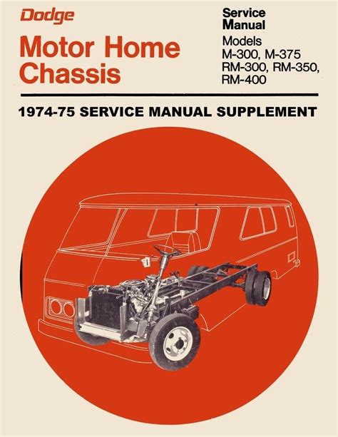 1978 DODGE SPORTSMAN MOTORHOME OWNERS MANUAL Ebook Kindle Editon