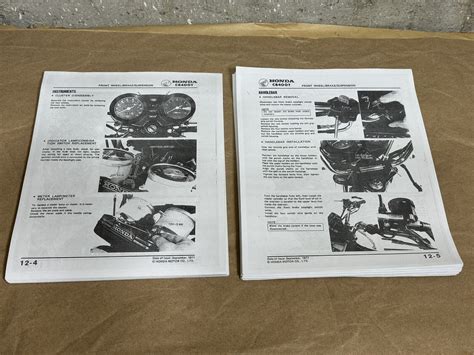 1978 Honda Cb400t Hawk Ii Service Manual Ebook PDF