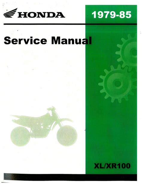 1979 honda xl 100 service manual Doc