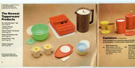 1980 Autumn Catalog Of Tupperware