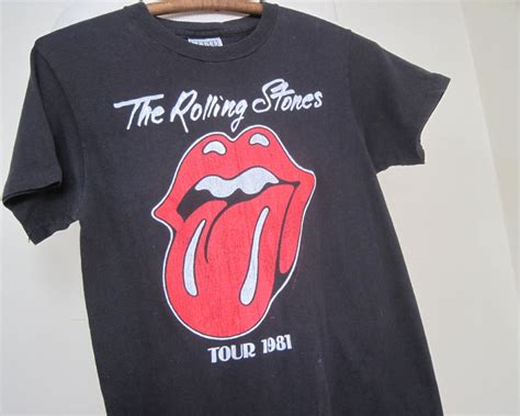 1981 Rolling Stones Concert T-Shirt: A Nostalgic Throwback