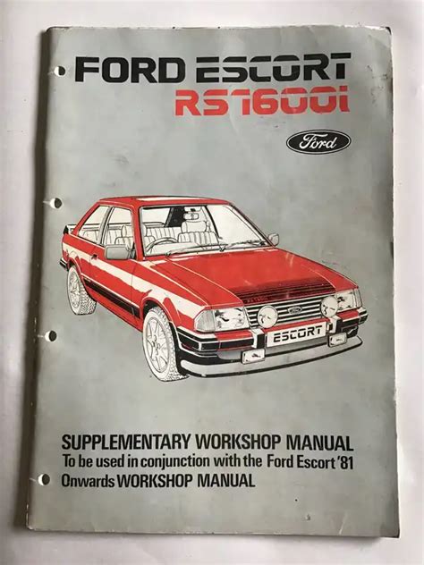 1981 ford escort workshop manual Epub