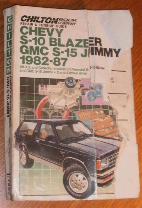 1982 chevy blazer parts user manual Doc