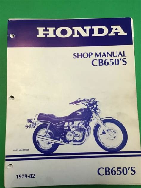 1982 honda cb650 manual Epub