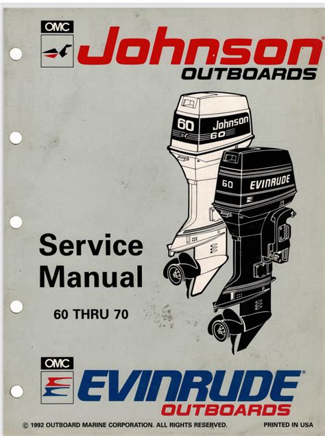 1983 Evinrude Service Manual 70 Ebook Kindle Editon