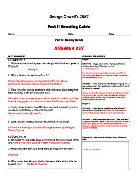 1984 Part 2 Study Guide Answers Kindle Editon