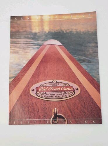 1985 Old Town Canoe Catalog