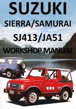 1985 suzuki sierra workshop manual Epub