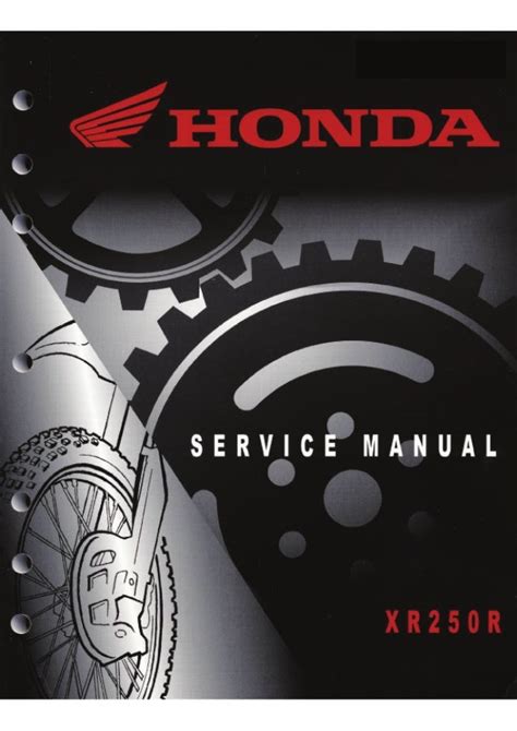 1986 honda xr 250r dirt bike service manuals Doc