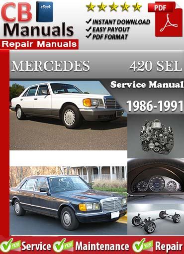 1986 mercedes 420sel repair manual Epub