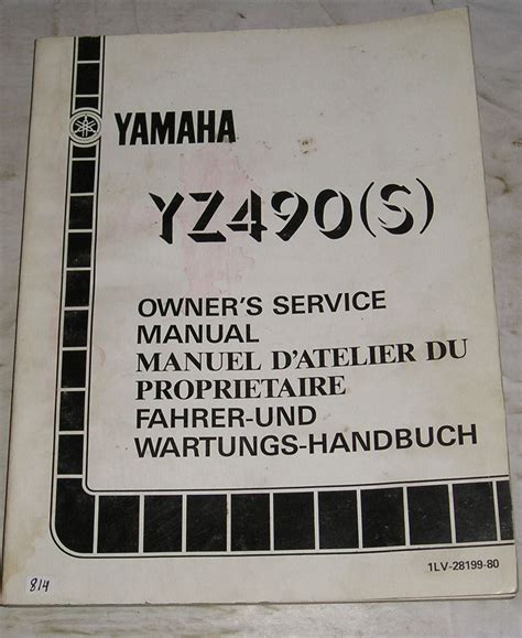 1986 yz490 manual pdf Doc