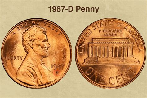 1987 D Penny Worth: A Comprehensive Guide to Its Rarity, Value, and History