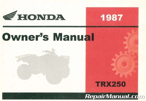 1987 honda trx 250x manual pdf Epub