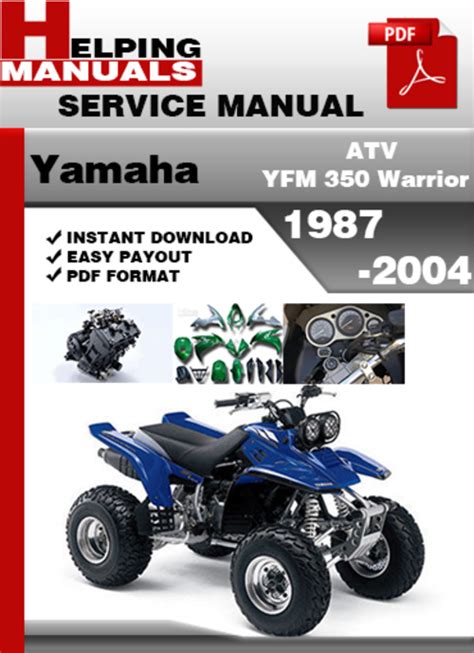 1987-2004 Yamaha YFM350 Warrior Service Repair Manual â€¦ PDF Epub