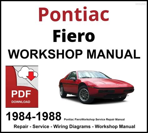 1988 pontiac fiero shop repair manual pdf PDF