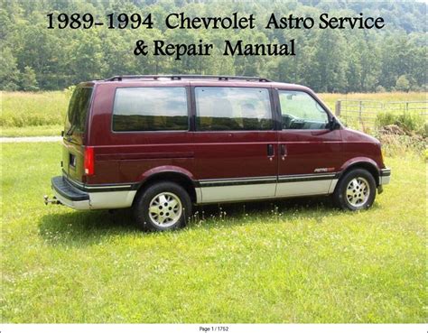 1989 chevy astro manual Doc