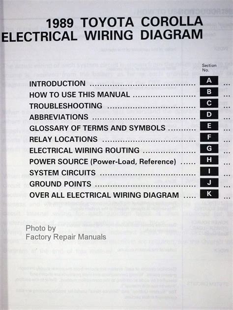 1989 corolla electrical guide Doc
