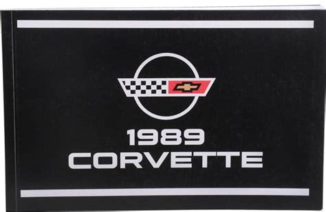 1989 corvette owners manual pdf download Kindle Editon