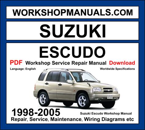 1989 suzuki escudo manual pdf Doc